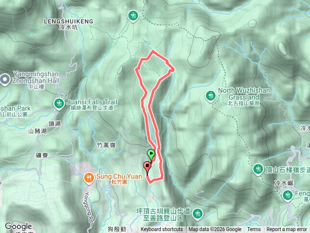 內寮古道-內雙溪古道-瑪礁古道O繞預覽圖