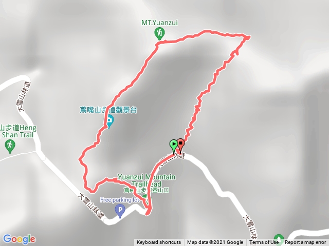 鳶嘴山夕陽