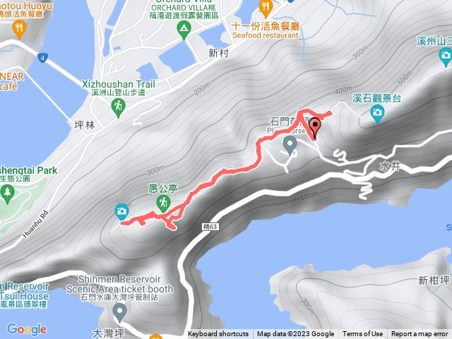 20230329溪州山血藤花，湖光山舍祕境，新溪州山gpx