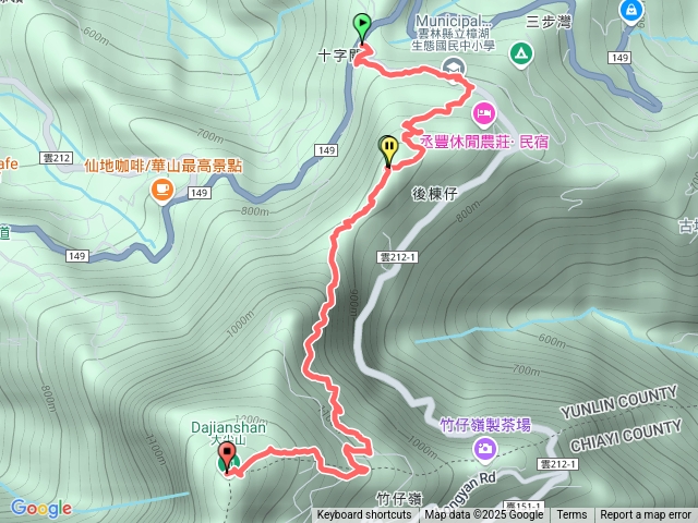挑筍古道→後棟仔山→大尖山