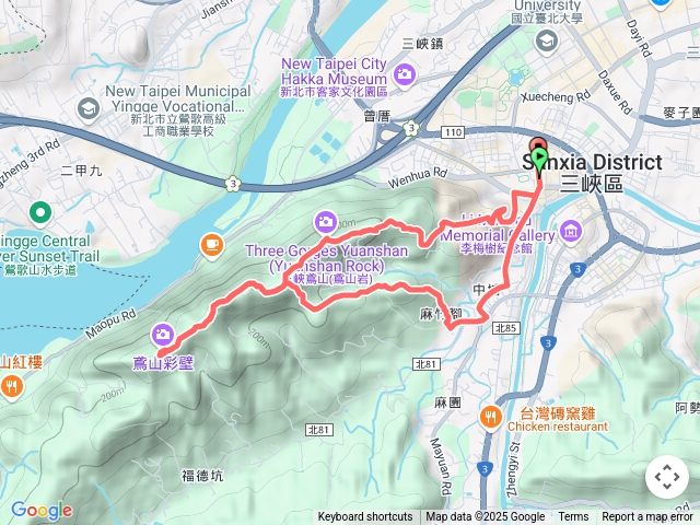 微笑山線：【鳶山山系】鳶山彩壁段