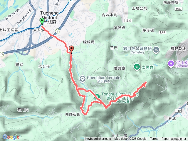 土城朝山天上山五城山預覽圖