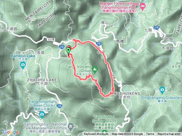 七星山O型步道（主峰、東峰、夢幻湖）