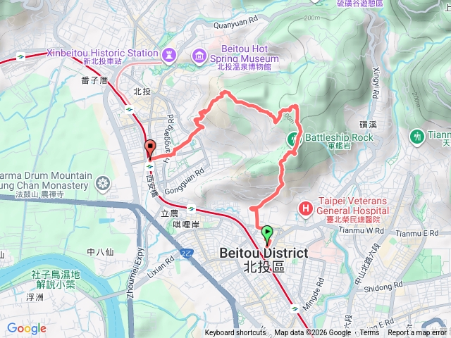 台北－臺灣百大必訪步道軍艦岩、丹鳳山親山步道202601121238