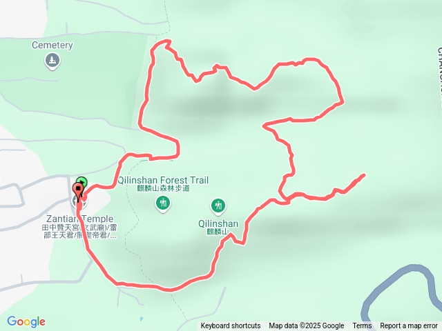 贊天宮集合。1.2k--水鹿名樹--咖啡園--猴板凳--相思台（泡茶）--0.1k下