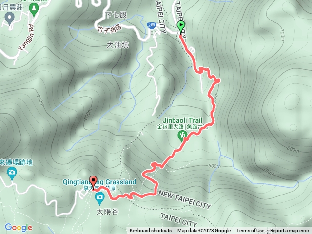 走遍陽明山尋寶任務金包里大路(擎天崗至上磺溪停車場段)