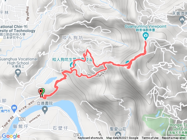咬人狗坑登山步道(三汀山)