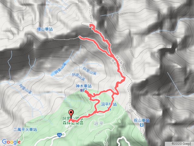 2018-12-29大塔山眠月鐵路阿里山