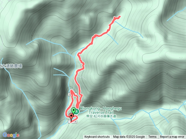 熊空紅河谷越嶺古道
