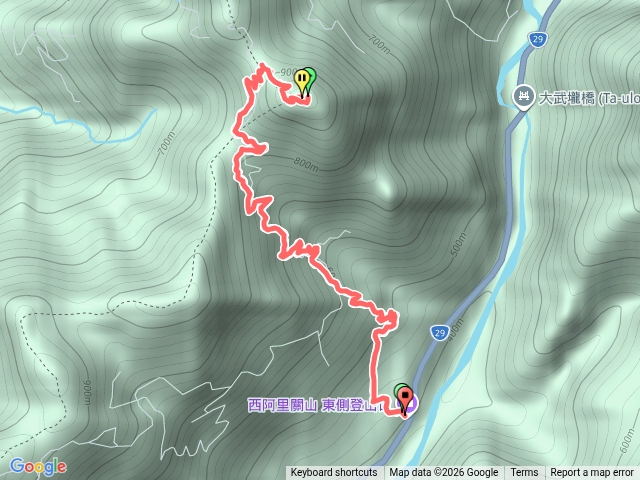 西阿里關山小百岳