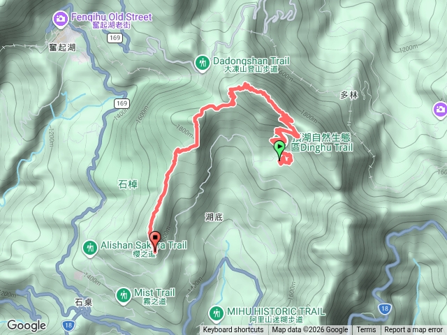 頂湖廣場.大凍山西南峰.大凍山.霹靂山.茶之道.樂野山.培仔崙林道.石棹資訊站預覽圖