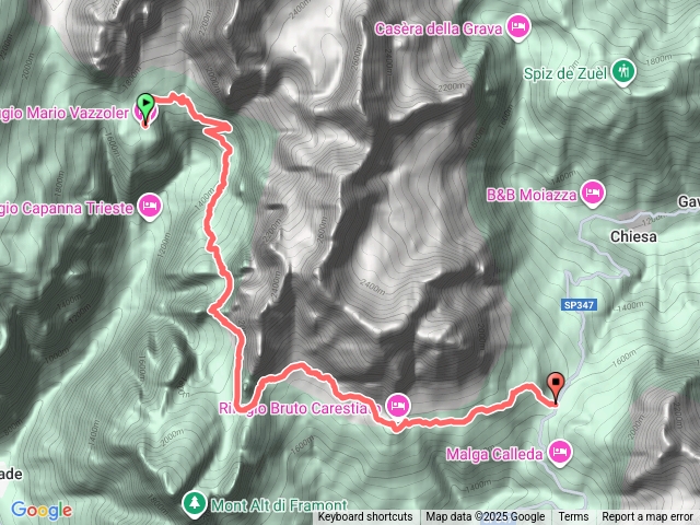 AVU7 Rifugio Vazzoler to Passo Duran