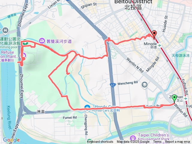 舊雙溪河道散步