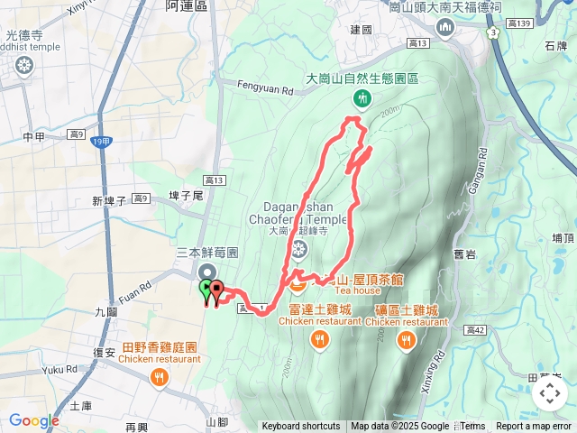 高雄阿蓮 歐都納無痕山林大崗山主場-挑戰組
