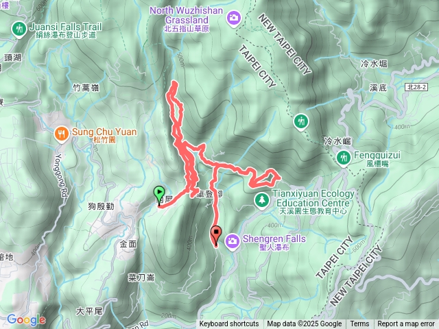 2025-07-08 坪頂三圳取水源頭連走─坪頂古圳涵洞口→坪頂古圳取水源頭→坪頂新圳取水源頭→坪頂新圳涵洞口→登峰圳涵洞口→登峰圳取水源頭