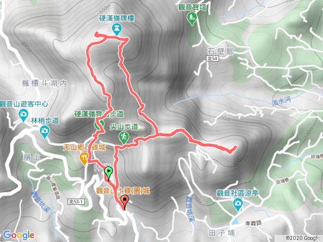 觀音山O型(起點鴻興土雞城)