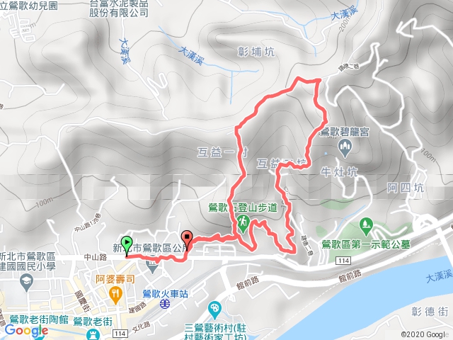 20190705-鶯歌石上稜線接牛灶山下碧龍步道接孫龍O型