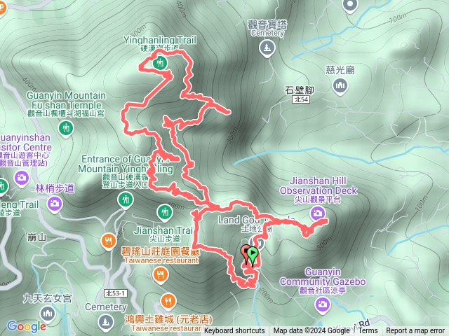 潮音洞摩天嶺鷹仔尖盤絲尖大崩壁駱駝嶺硬漢嶺北橫尖山0型預覽圖