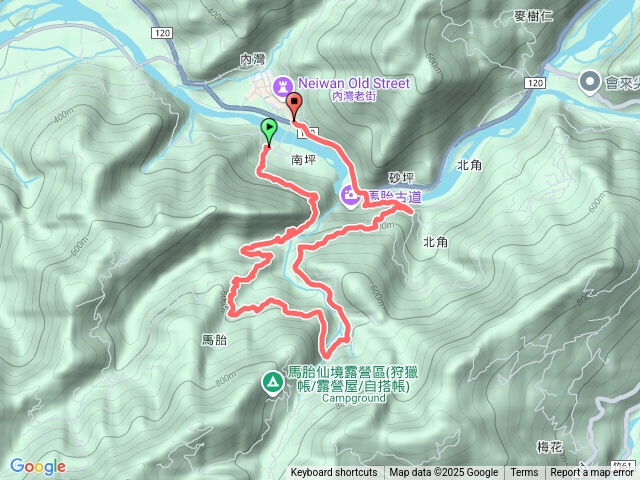 2025馬胎南坪10k凸字路線