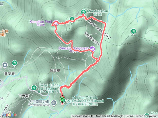 面天山、向天山、面天坪預覽圖
