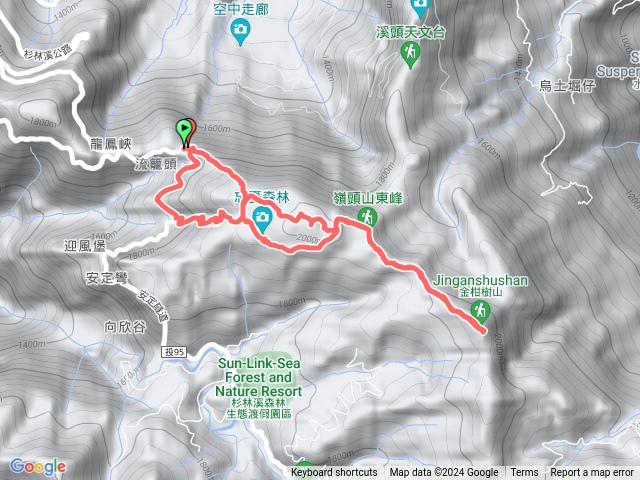 20240121小百岳之金柑樹山O型縱走(留龍頭進~忘憂森林出)