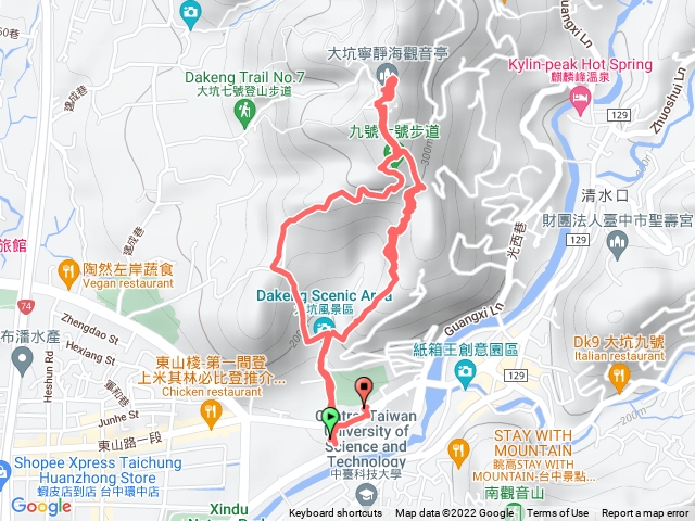 大坑十號上九號下及美食