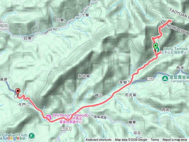 石牛山B路線來回之行預覽圖