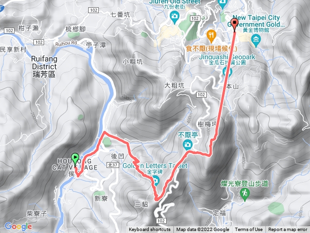 金字碑古道牡丹山金瓜石