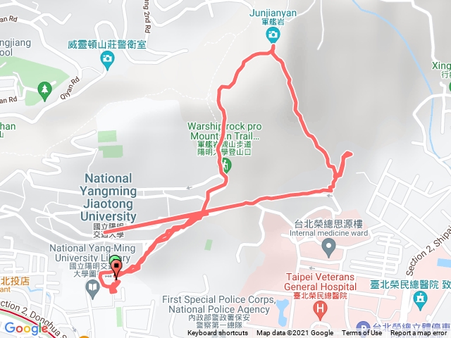 軍艦岩休閒步道