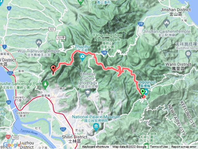 陽明山東西山訓