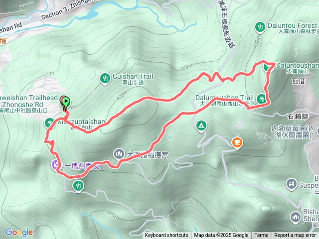 仙座台山>大崙頭山>大崙尾山環走20251217預覽圖