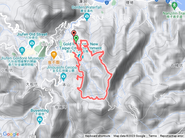 無耳茶壼山，半屏山小O型路線