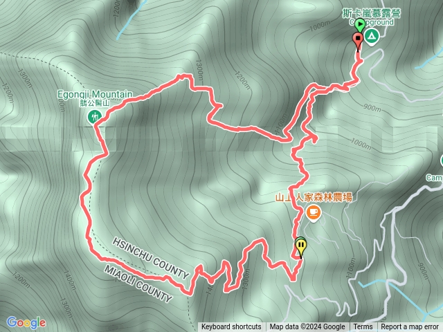 鵝公髻山.雲霧步道山上人家O型預覽圖