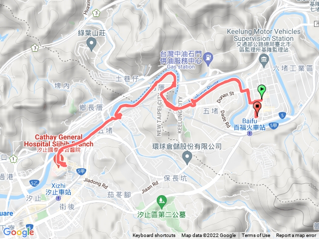 百福汐止雨中漫步