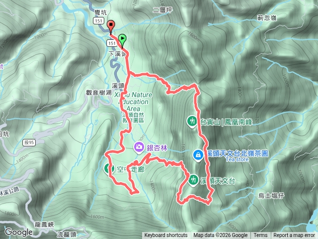 北嶺、烏頭堀林道、小小魔王、溪頭園區預覽圖