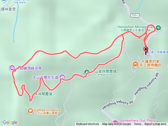 大山背大崎棟步道