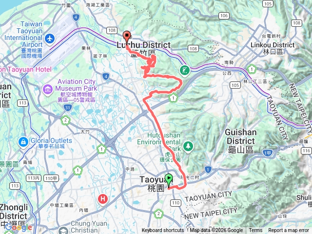 1150307桃園火車站縱走機捷山鼻站