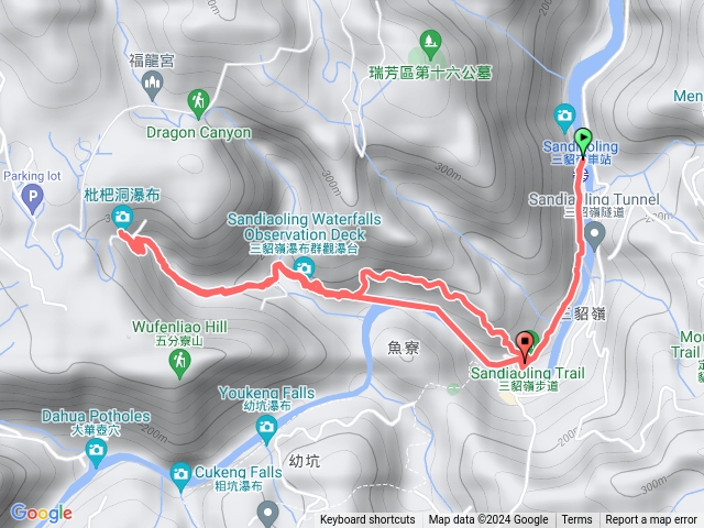 三貂嶺步道，瀑布群預覽圖