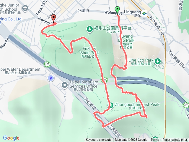 富野到福州山公園（有點難）