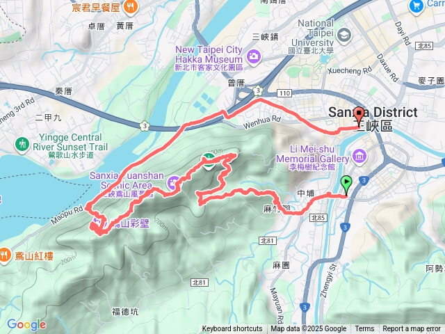 琳-微笑山線【鳶山山系-鳶山彩壁段】