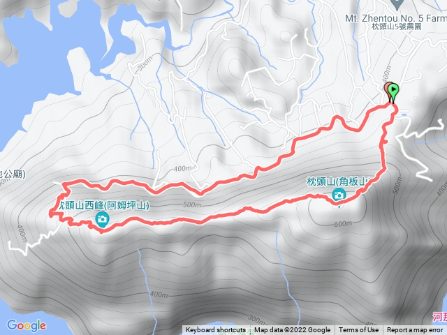 111.09.09 枕頭山古砲台步道O型（角板山+枕頭山西峰）