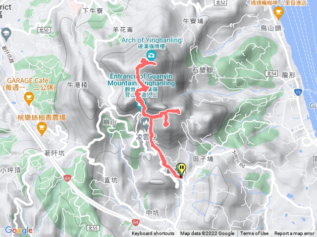 硬漢嶺觀音山硬姐嶺鷹仔尖