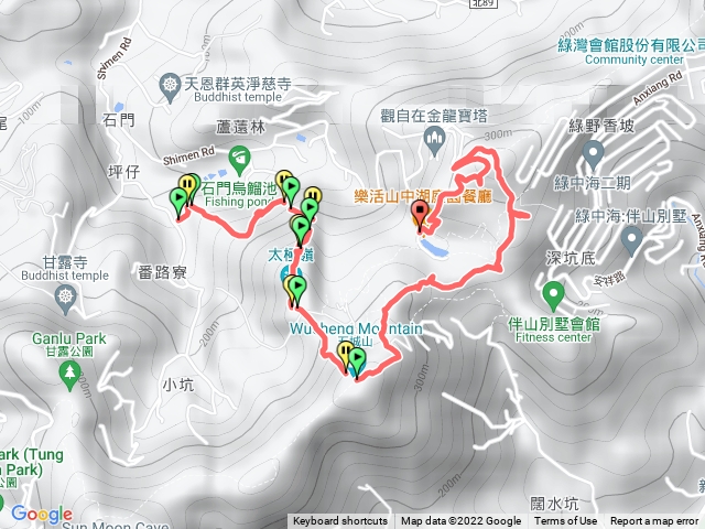 太極嶺-五城山- 將軍嶺- 文筆山- 山中湖