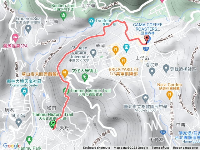 天母水管路親山步道