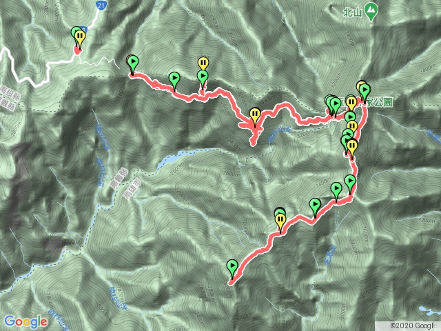 南玉山、玉山小南山、玉山前峰、玉山主峰，