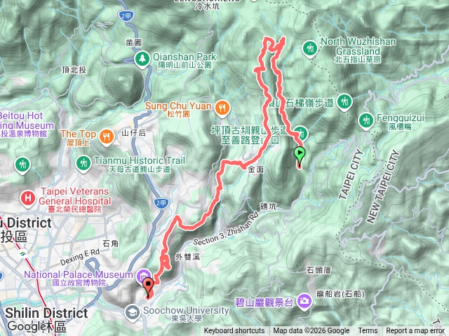 20260729外雙溪溪和宮坪頂古圳登峰圳步道內雙溪古道瑪礁古道內寮古道竹篙山南峰內寮崙山回平等里加碼狗殷勤古道莊子頂山下故宮預覽圖