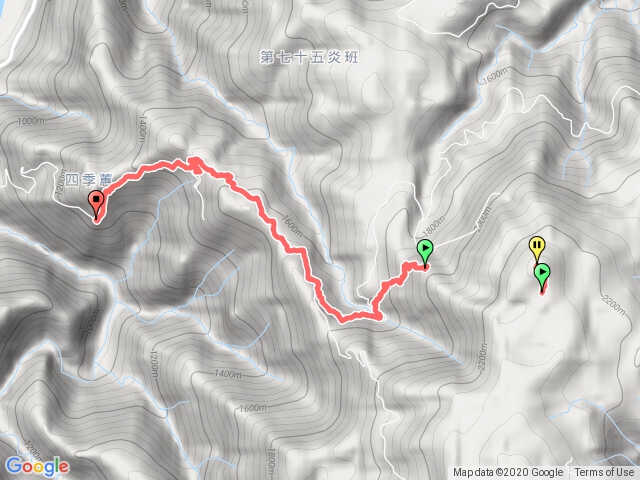 20201011加羅湖下山 經加羅山