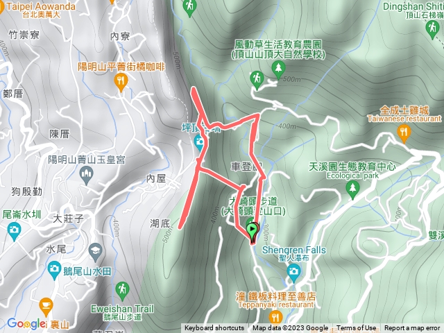 大崎頭步道坪頂古圳鵝尾山