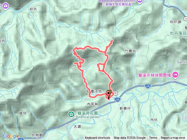2026-01-30番子坑鞍部土產道線新路尾山艋舺崙古道回番子坑