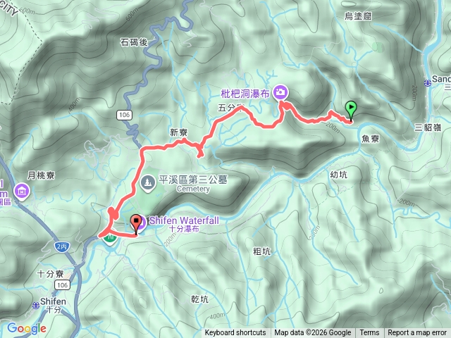 三貂嶺-十分瀑布